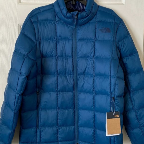 The North Face Slim Fit Eco Thermoball Super Jacket Puffer Monterey Blue
